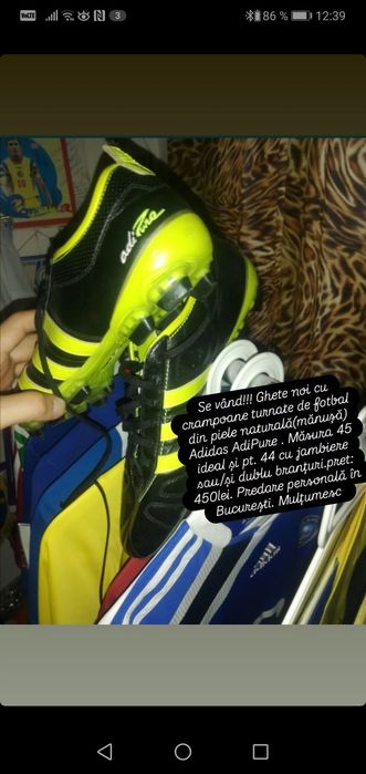 Ghete de fotbal Nike (pe filet) nike v. mercuriall