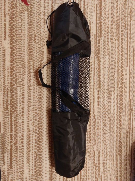 Saltea yoga, gimnastica, fitness, aerobic, pilates, albastra