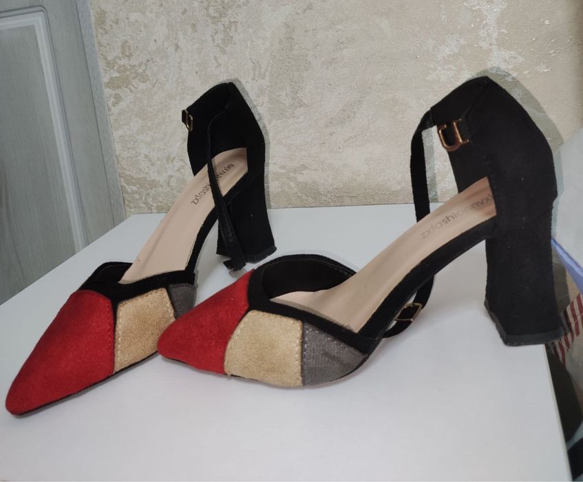 Замшевые туфельки