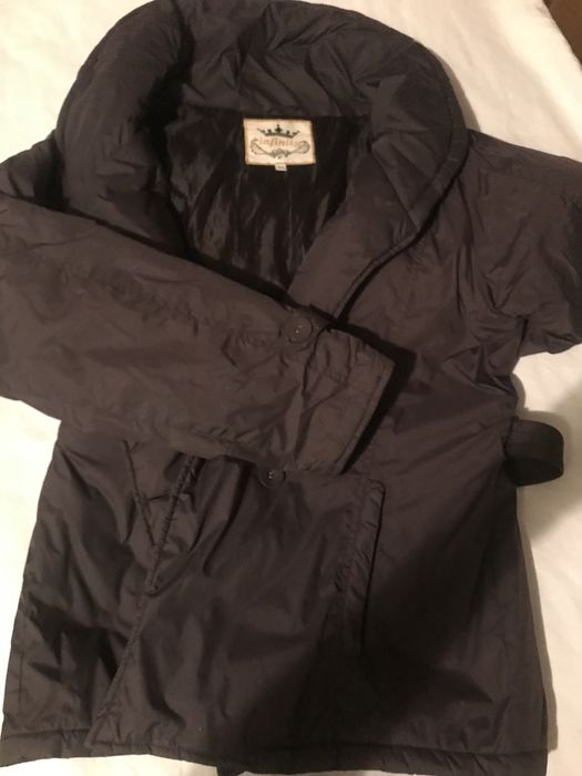 Дамско топло и леко яке в кафяв цвят