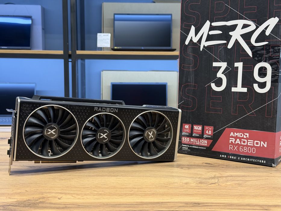 Видеокарта AMD Radeon XFX RX 6800 16gb, GDDR6