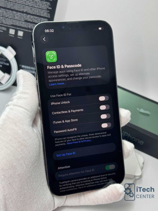 iPhone 13 Pro MAX 256GB Green, 100% батерия, ОТЛИЧЕН, 1г. ГАРАНЦИЯ!