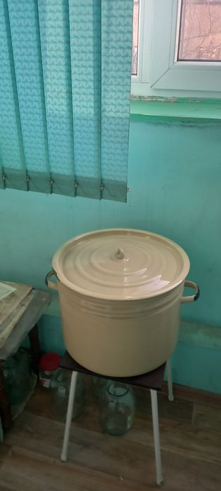 Кастрюля эмалированная