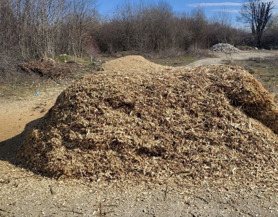 Tocare crengi, maruntire crengi