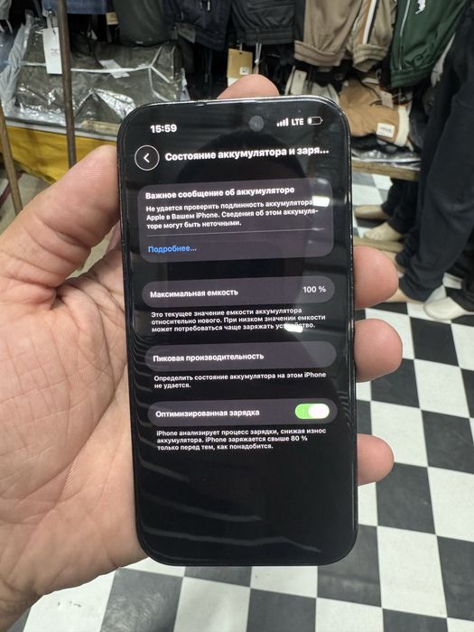 Iphone 14 Pro 128 gb Qora