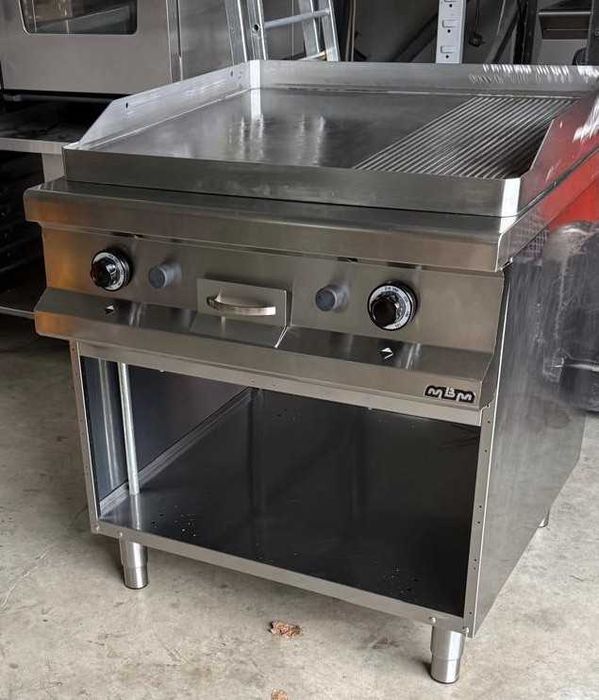 Gratar / Fry Top profesional pe gaz MBM – 80x90 cm – 16 kW