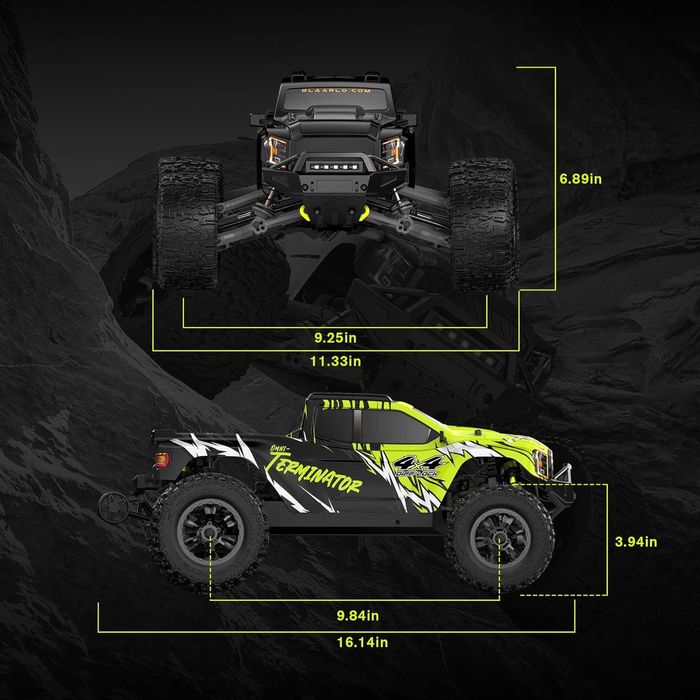 НОВА RC CAR 1/10 brushless, 50 км/ч,кола с дистанционно управление