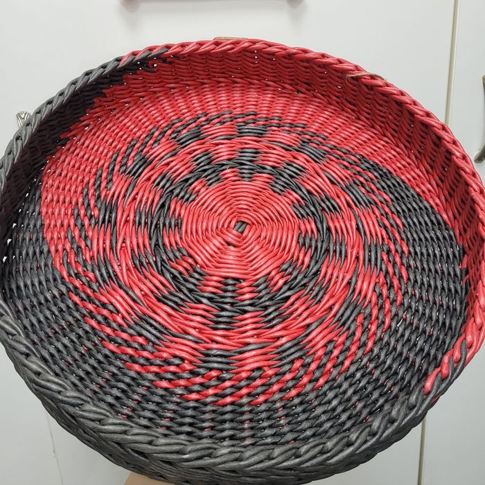 Плетёный поднос ИНЬ-ЯН