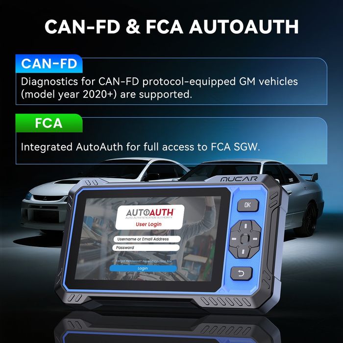 Промоция MUCAR 632  2025г.WiFi Професионална/Диагностика./OBD2 Бг.Меню.