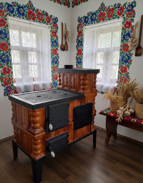 Sobe teracota captusite cu samota facute artizanal - caldura 100%