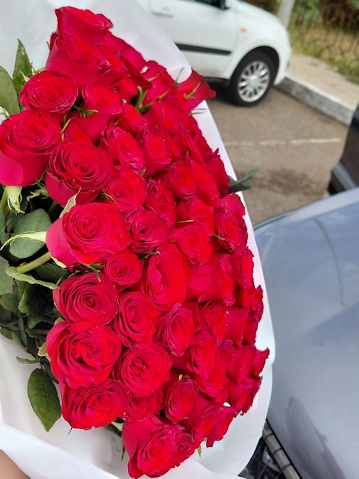 БУКЕТ цветы 101 розы срочно