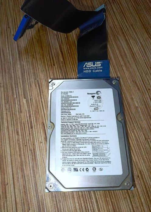 Жесткий диск 80GB IDE
