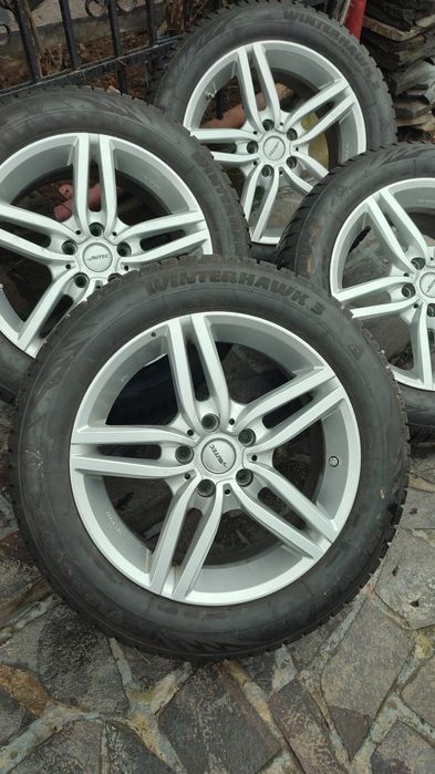 Vând jante 5x112 r 17 cu cauciucuri noi 225 55r 17 .195 65 r 15 iarnă