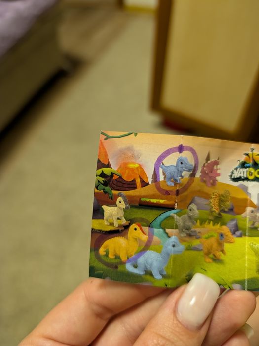 Игрушки из киндер динозавры