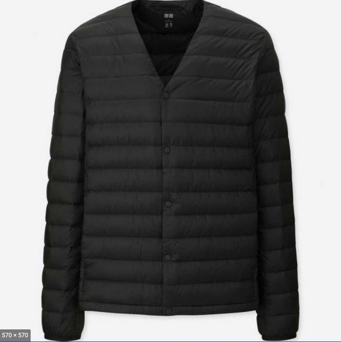 uniqlo куртка без воротника
