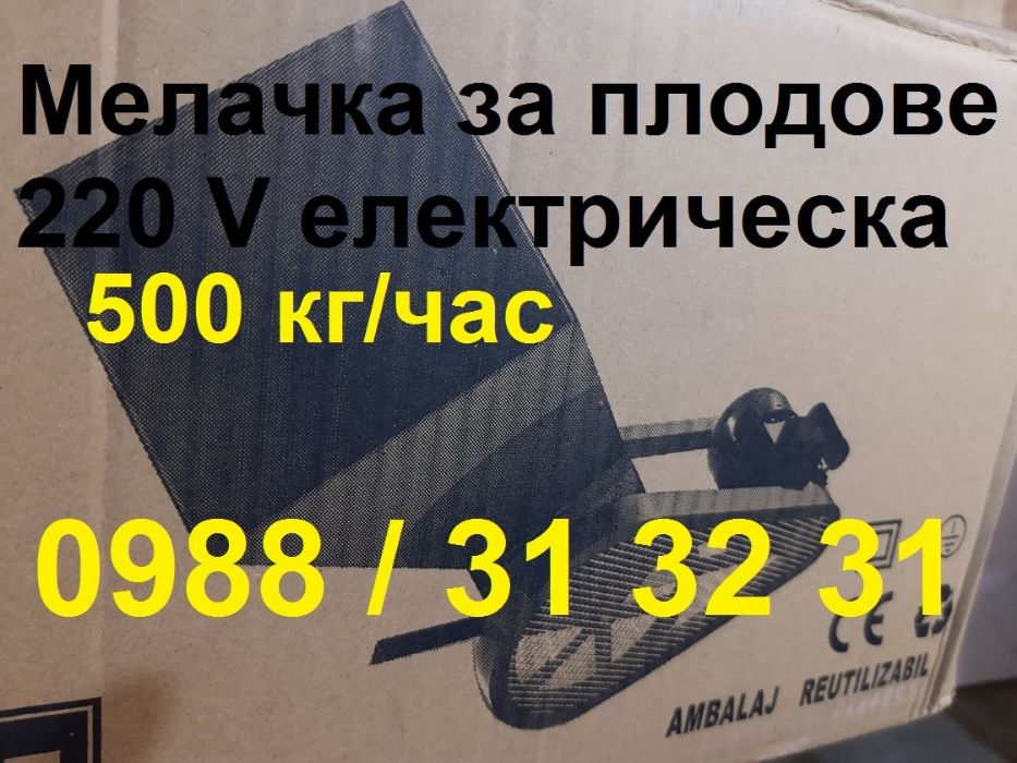 Мелачка / дробилка електрическа за плодове (ябълки, круши), зеленчуци