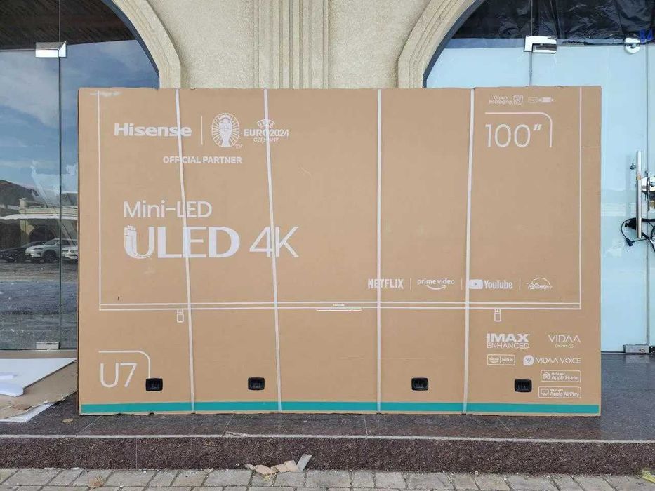 Телевизор "Hisense 85 диагональ" Crystal UHD 4k* + Бесплатная Доставка