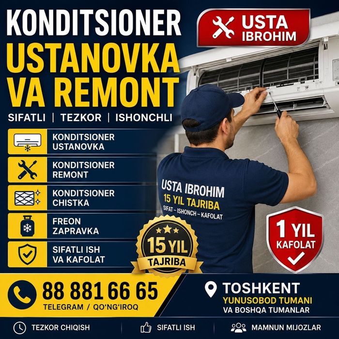 Ustanovka Kanditsioner Remont