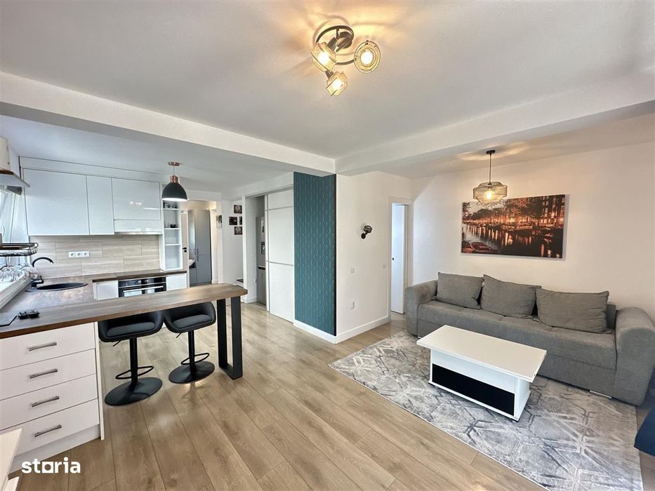 Casa moderna cu 2 dormitoare, 2 bai, terasa si dotari SMART