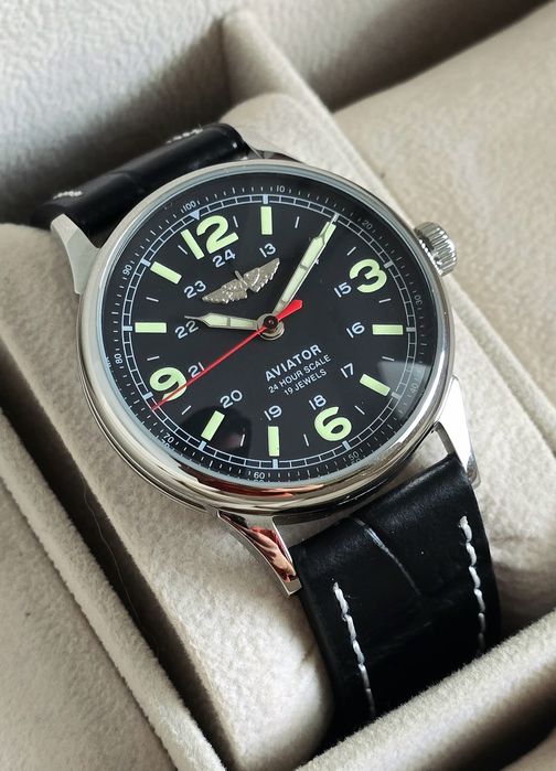Ceas Mecanic Aviator Pilot Raketa Sovietic URSS
