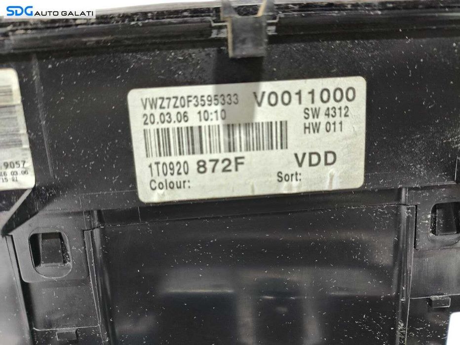 Kit Pornire ECU Calculator Motor Bosch Volkswagen Touran 2.0 TDI BMM 2003 - 2010 Cod 03G906021GB 0281012945 1T0920872F [LS0172] [LS0173]