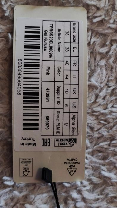 Рокля Trendyol dusty pink