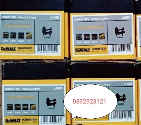 DEWALT DCN890 - 20мм пирони за бетон