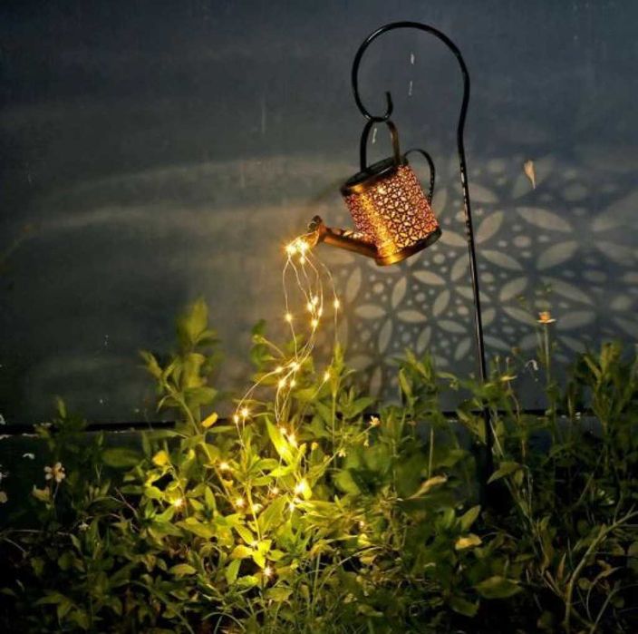 Декоративна соларна лампа със светлинни