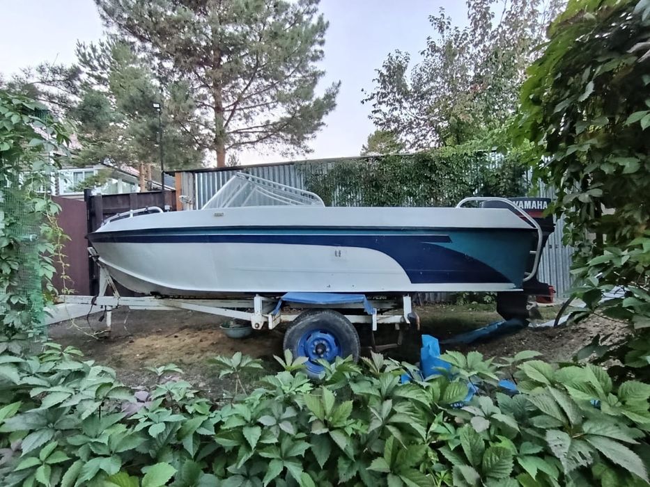 ПРОДАМ катер Прогресс-4 ,двигатель   Yamaha 55,с телегой