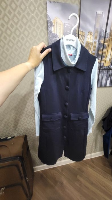 Школьный сарафан 42р.