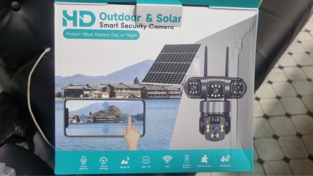 Quyosh PaneLLi 4G Sim kartaLi Kamera