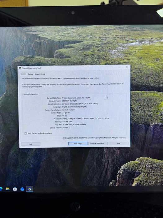 HP Pavilion All in one