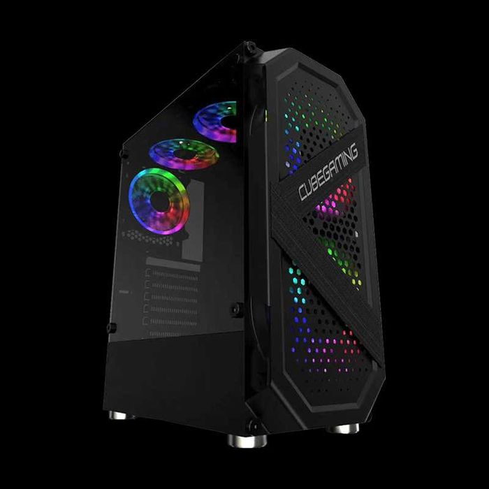 Carcasa Calculator Gaming GAME CUBE KM fara ventilatoare
