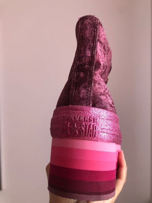 Converse x Miley Cyrus Chuck Taylor All Star Platform High Top Velvet