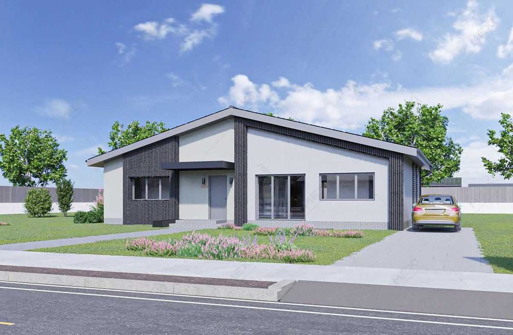 Vand casa modulara pe structura metalica, pret avantajos