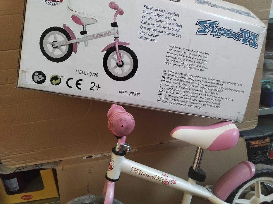 Детско баланс колело E&L - за момиче