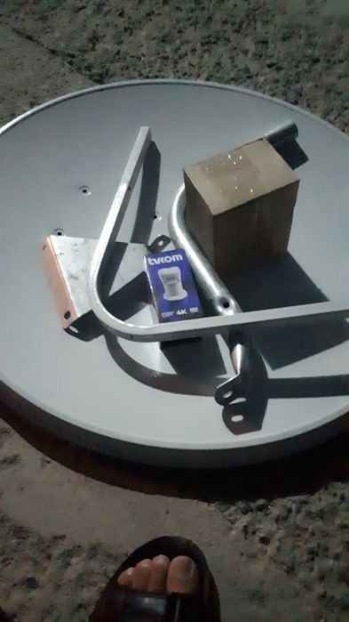 Установка спутниковаяа кабльны Отау ТВ антены