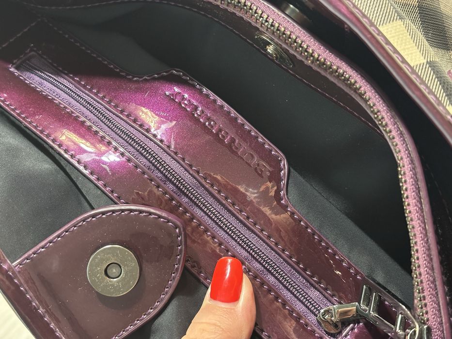 Сумка Burberry в клетку