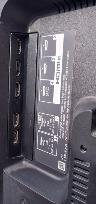 Смарт телевизор Sony 109см. С кронштейном.