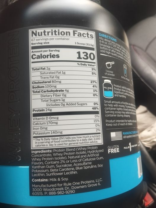 Rule 1 whey protein sotiladi