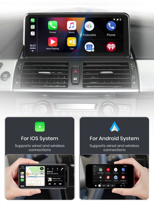Navigatie Android dedicata BMW X5 E70/ X6 E71 CCC, CIC (2007-2014)