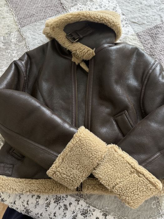 Дубленка ZARA состояние идеальное