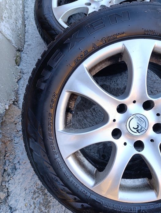 Джанти с зимни гуми за BMW 5x120