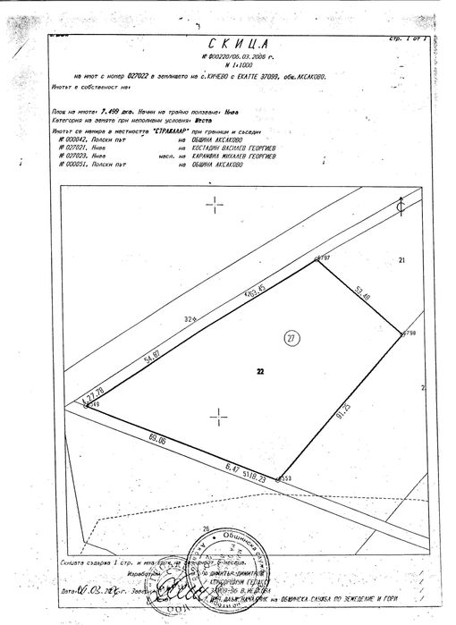 7,5 дка. с. Кичево