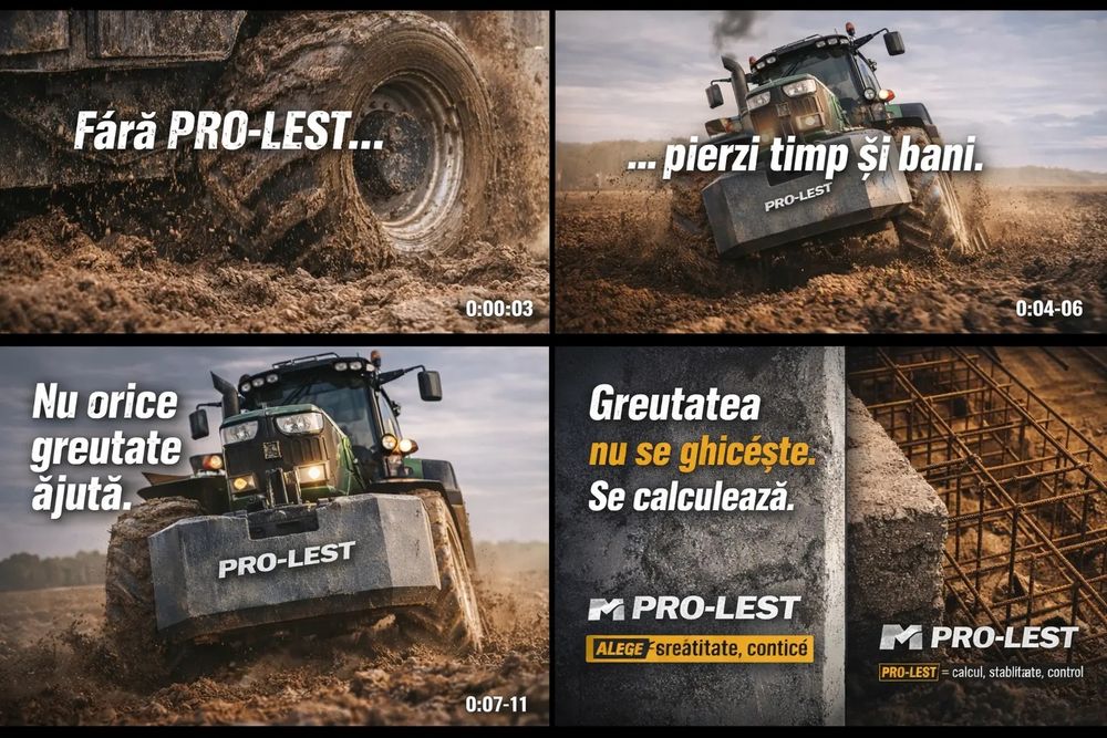 Greutate frontală ,Contragreutati tractor PRO-LEST greutati frontale