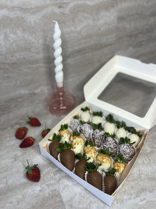 клубника в шоколаде