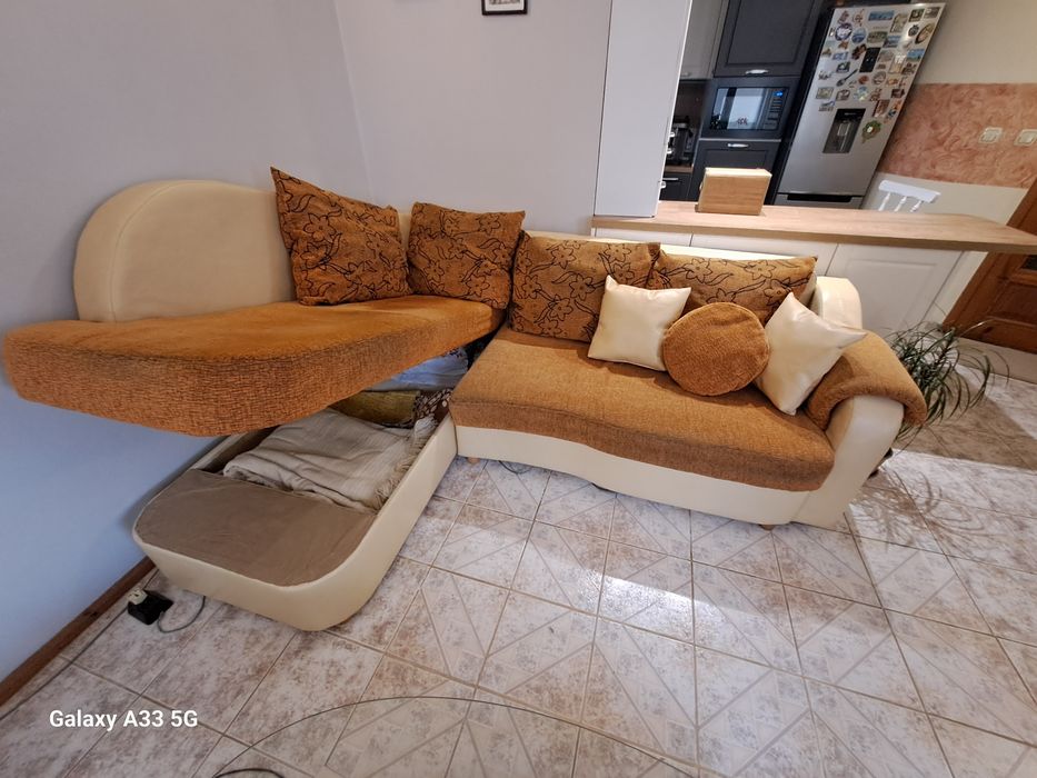 Ъглова мека мебел