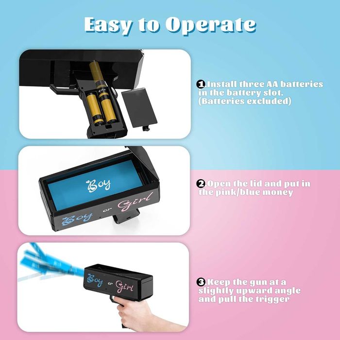 Accesoriu Gender Reveal - 99 lei