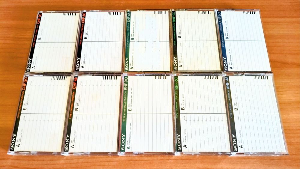 Винтажные Аудиокассеты SONY
