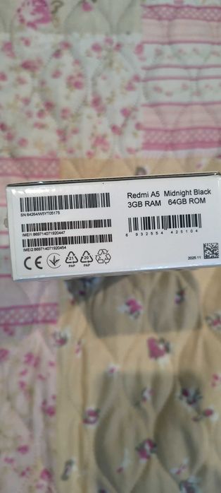 Xiaomi Redmi A5, 3GB RAM, 64GB, 4G, Black Нов